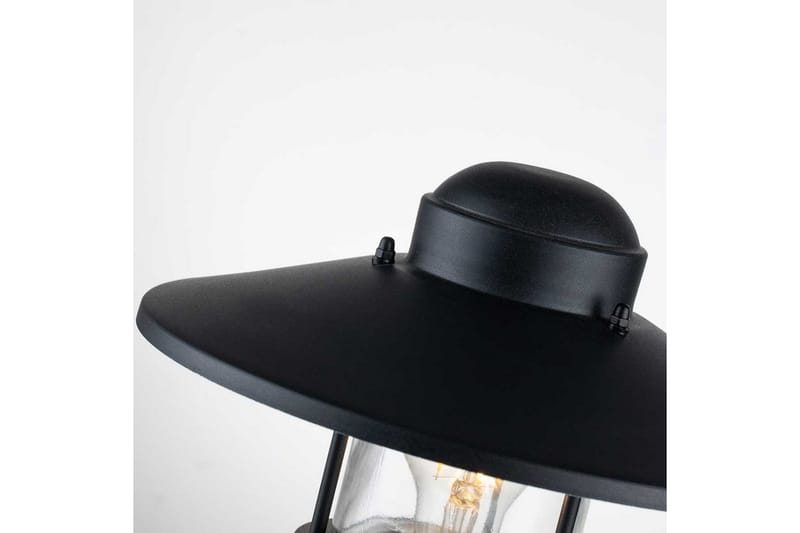 Sokkel lanterne Elstead Lighting Klampenborg Sort - Sort - Belysning - Udendørs lamper & belysning - Søjlelampe & standerlampe