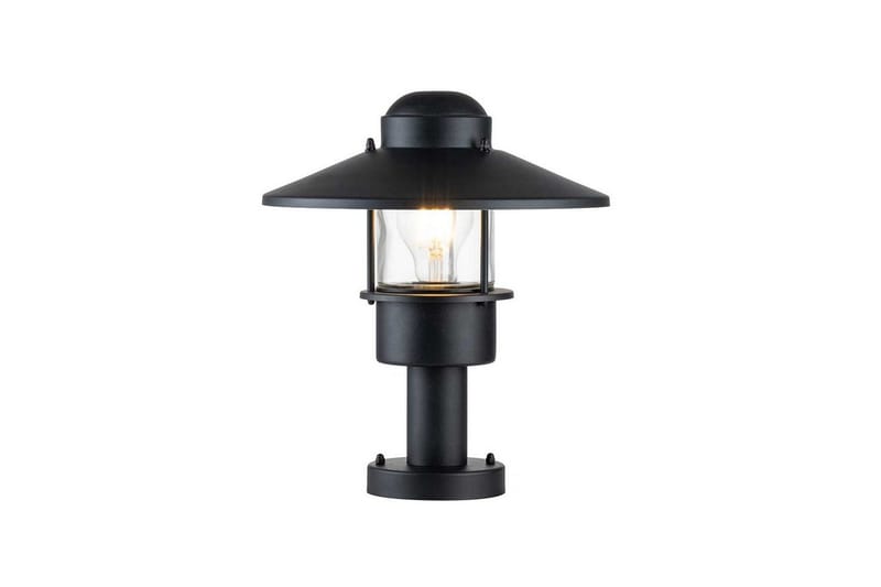 Sokkel lanterne Elstead Lighting Klampenborg Sort, Sort