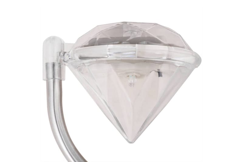 Solcelle Led-Havelys 6 Stk. 9X7,8X29,5 Cm - Hvid - Belysning - Udendørs lamper & belysning - Solcellelamper