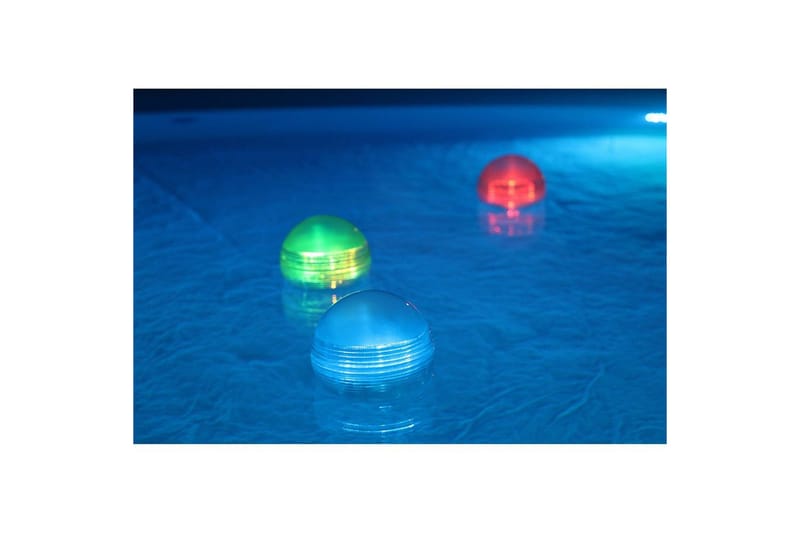 Solcellebelysning Planet Pool Kugle Flydende RGB 3 stk, undefined