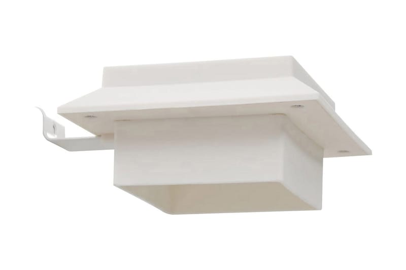 Udendørs Solcellelamper 12 Stk. Led Firkantet 12 Cm Hvid - Hvid - Belysning - Udendørs lamper & belysning - Solcellelamper