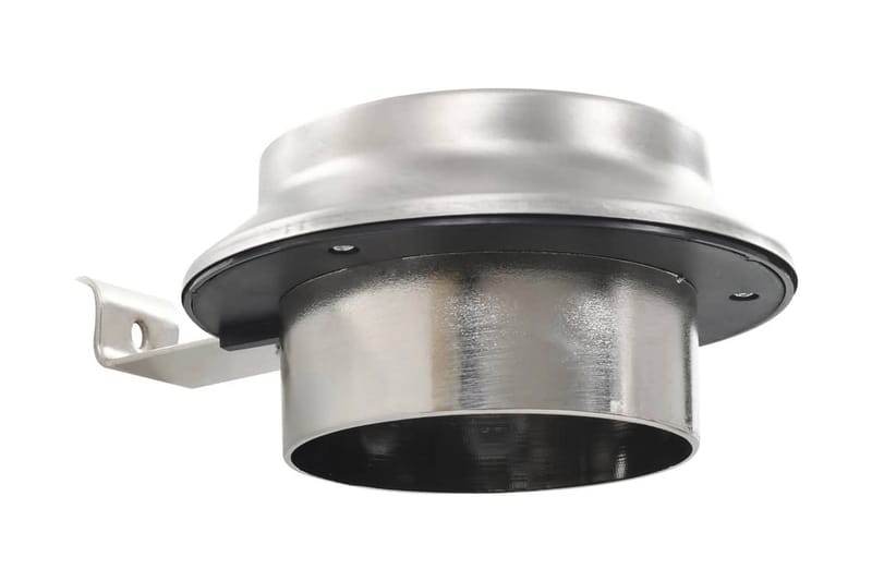 Udendørs Solcellelamper 12 Stk. Led Rund 12 Cm Hvid - Sølv - Belysning - Udendørs lamper & belysning - Solcellelamper