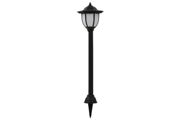 Udendørs Solcellelamper 3 Stk. Led Sort - Sort - Belysning - Udendørs lamper & belysning - Solcellelamper