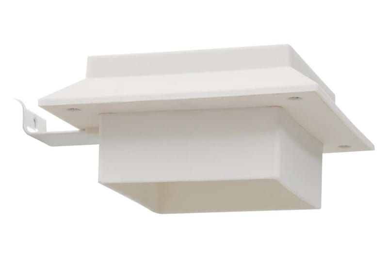 Udendørs Solcellelamper 6 Stk. Led Firkantet 12 Cm Hvid - Hvid - Belysning - Udendørs lamper & belysning - Solcellelamper