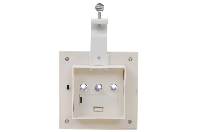 Udendørs Solcellelamper 6 Stk. Led Firkantet 12 Cm Hvid - Hvid - Belysning - Udendørs lamper & belysning - Solcellelamper