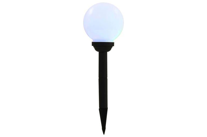 Udendørs Solcellelamper 8 Stk. Led Kugleformet 15 Cm Rgb - Hvid - Belysning - Udendørs lamper & belysning - Solcellelamper