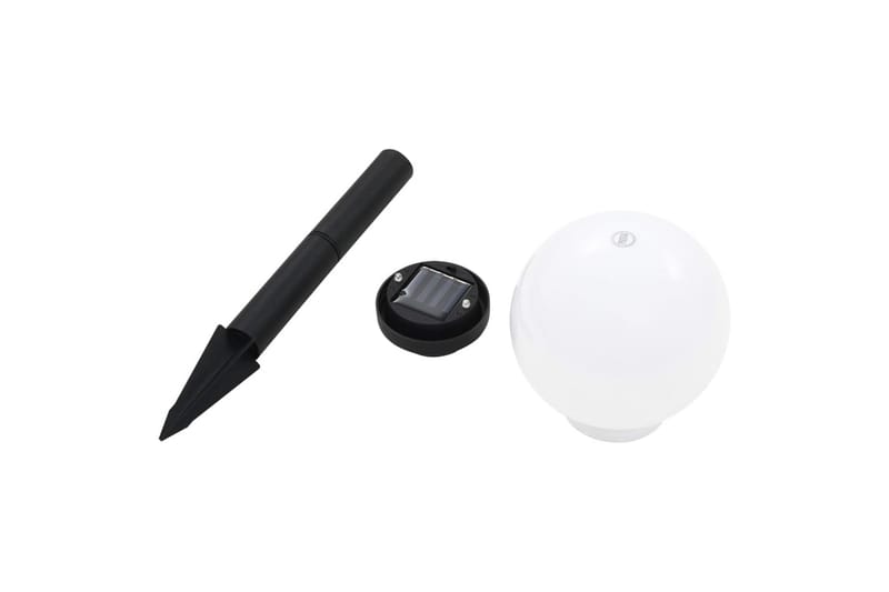 Udendørs Solcellelamper 8 Stk. Led Kugleformet 15 Cm Rgb - Hvid - Belysning - Udendørs lamper & belysning - Solcellelamper