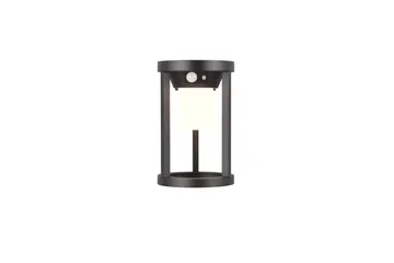 Solcellvägglampa Carmo Antracit Matte Black - Belysning - Udendørs lamper & belysning - Solcellelamper
