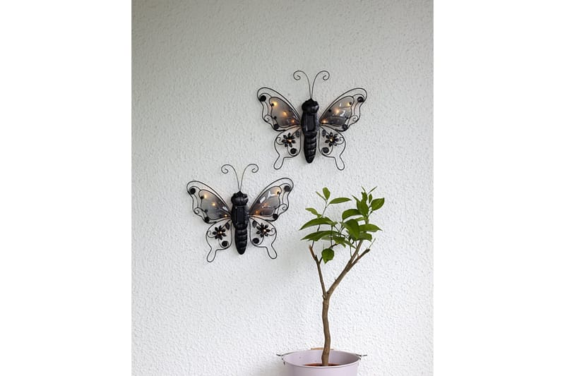 Star Trading Butterfly Solcellebelysning 34 cm - Solcellelamper - Udendørs lamper & belysning