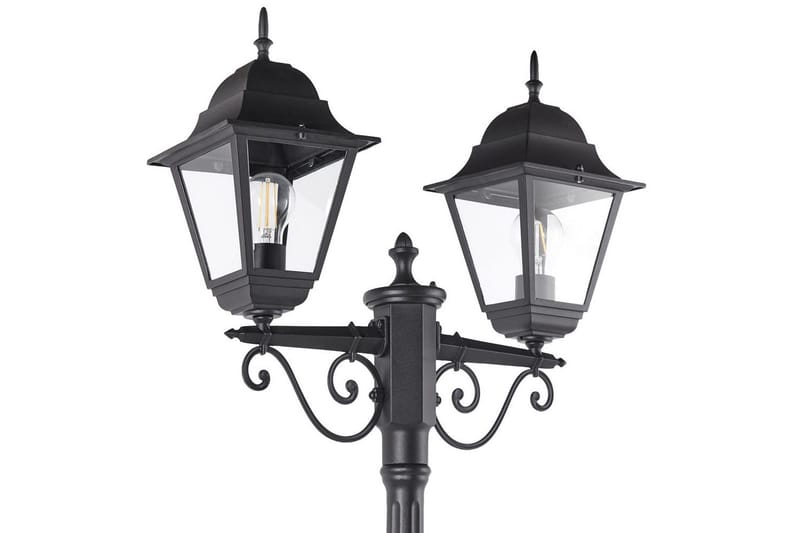 Sukri Lygtepæl 222 cm - Sort - Belysning - Udendørs lamper & belysning - Søjlelampe & standerlampe