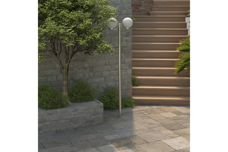 Udendørs Bristol 2-Arm 220 Cm - Hvid - Belysning - Udendørs lamper & belysning