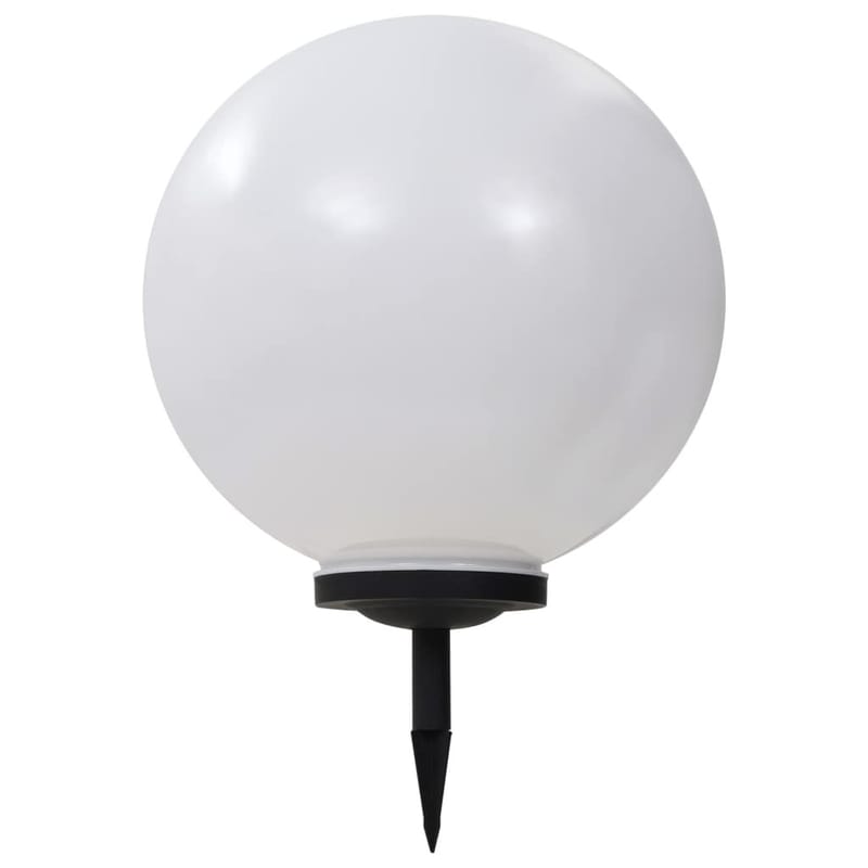 Udendørs Solcellelampe Led Kugleformet 50 Cm Rgb - Hvid - Belysning - Udendørs lamper & belysning - Solcellelamper