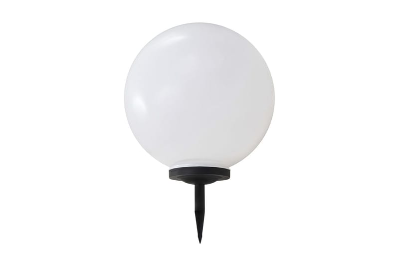 Udendørs Solcellelamper 2 Stk. Led Kugleformet 50 Cm Rgb - Hvid - Belysning - Udendørs lamper & belysning - Solcellelamper