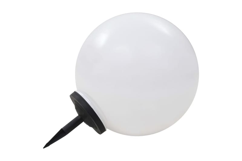 Udendørs Solcellelamper 2 Stk. Led Kugleformet 50 Cm Rgb - Hvid - Belysning - Udendørs lamper & belysning - Solcellelamper