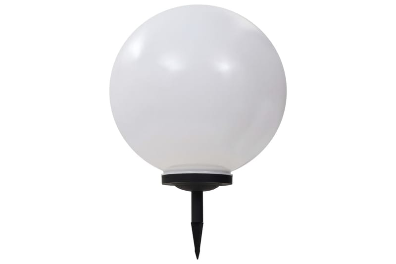 Udendørs Solcellelamper 2 Stk. Led Kugleformet 50 Cm Rgb - Hvid - Belysning - Udendørs lamper & belysning - Solcellelamper