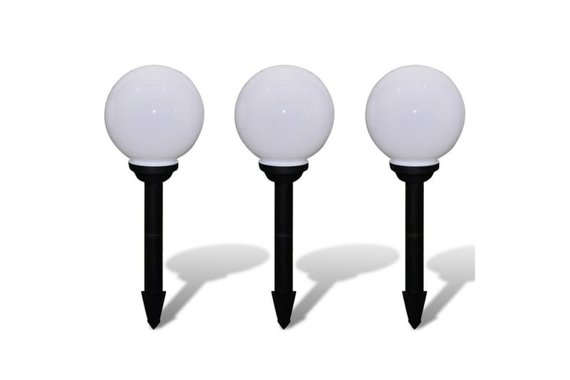 Utelampa Led Sol 20Cm 3-Pack - Hvid - Belysning - Udendørs lamper & belysning
