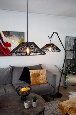 Vide lampeskærm 58 cm - sort - Belysning - Belysningstilbehør