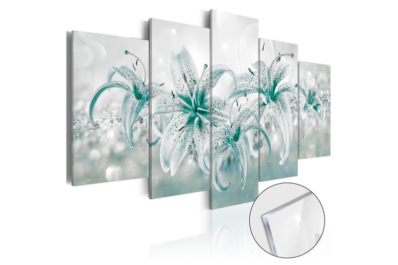 Billede I Akryl Sapphire Lilies 100x50, Artgeist sp. z o. o.