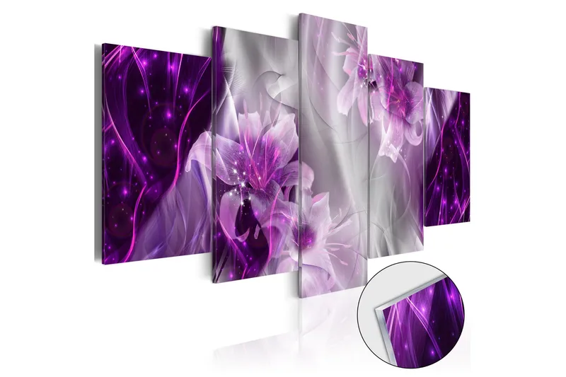 Billede I Akryl Purple Utopia 100x50, Artgeist sp. z o. o.