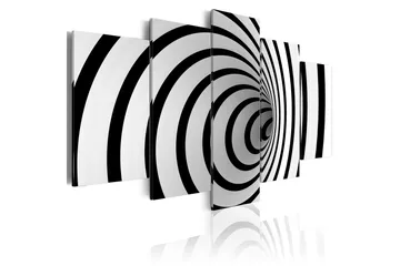 Billede A Black & White Hole 100x50 - Artgeist sp. z o. o. - Boligtilbehør - Billeder & kunst - Billeder på lærred