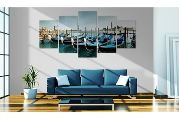 Billede A Canal In Venice 200x100 - Artgeist sp. z o. o. - Boligtilbehør - Billeder & kunst - Billeder på lærred