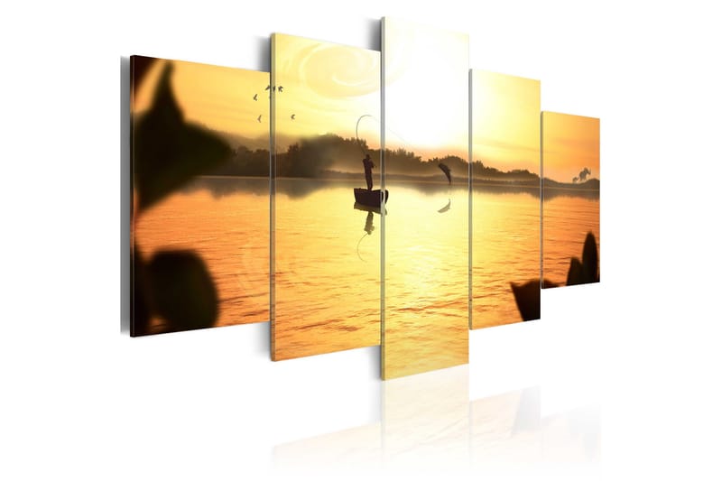 Billede A Lake At Dusk 200x100, Artgeist sp. z o. o.