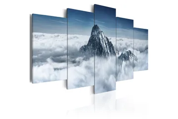 Billede A Peak Rising Above The Clouds 200x100 - Artgeist sp. z o. o. - Boligtilbehør - Billeder & kunst - Billeder på lærred