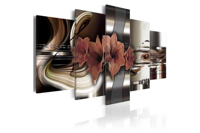 Billede Abstraction And Amaryllis 100x50, Artgeist sp. z o. o.