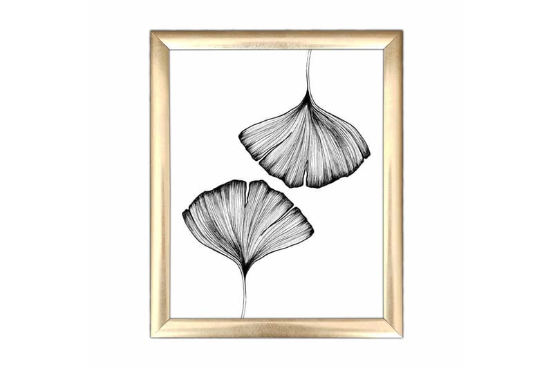 Billede Abstrakt med ramme flerfarvet - 22,3x52,8 cm - Boligtilbehør - Billeder & kunst