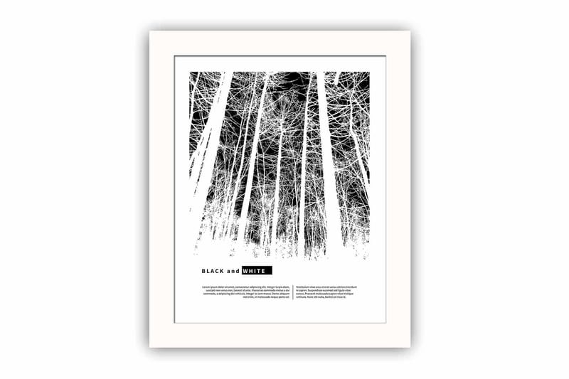Billede Abstrakt med ramme flerfarvet - 22,3x52,8 cm - Boligtilbehør - Billeder & kunst