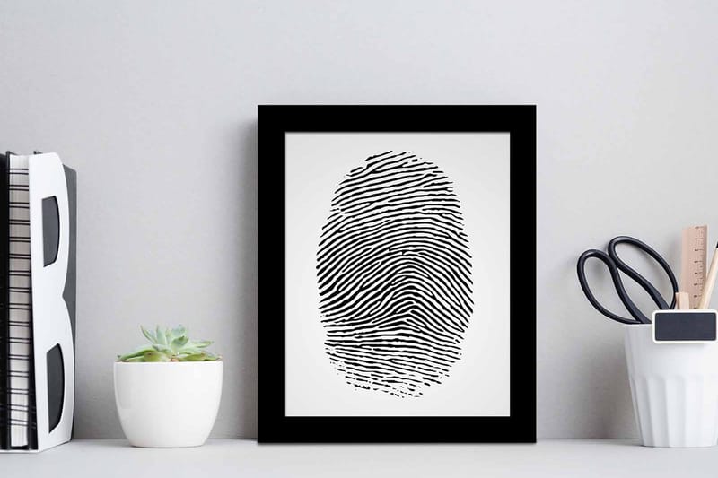 Billede Abstrakt med ramme flerfarvet - 22,3x52,8 cm - Boligtilbehør - Billeder & kunst