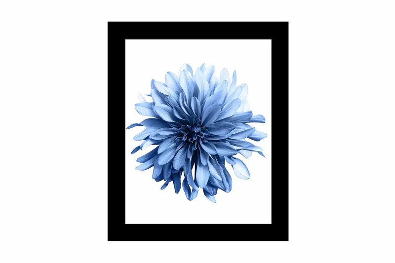 Billede Abstrakt med ramme flerfarvet, 22,3x52,8 cm