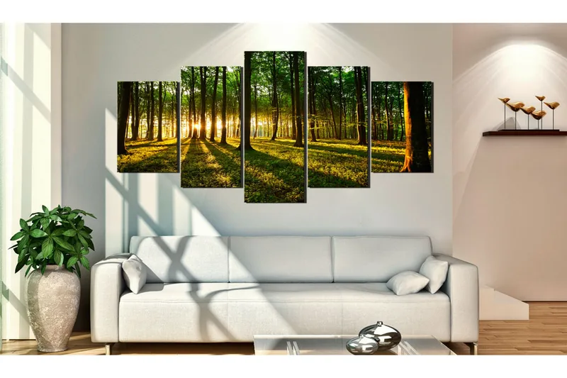 Billede Adventure In The Woods 100x50 - Artgeist sp. z o. o. - Boligtilbehør - Billeder & kunst - Billeder på lærred