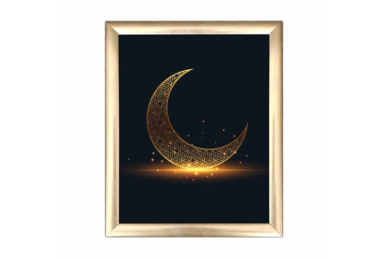 Billede Astrologi med ramme flerfarvet - 22,3x52,8 cm - Boligtilbehør - Billeder & kunst