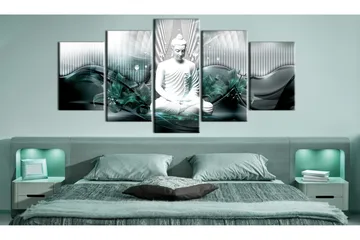 Billede Azure Meditation 200x100 - Artgeist sp. z o. o. - Boligtilbehør - Billeder & kunst - Billeder på lærred