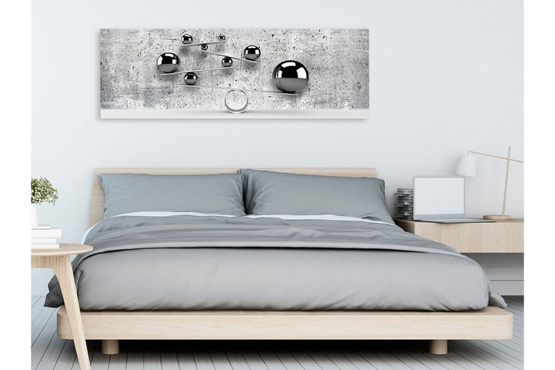Billede Balls And Concrete 1 Part Narrow 150x50 - Artgeist sp. z o. o. - Boligtilbehør - Billeder & kunst - Billeder på lærred