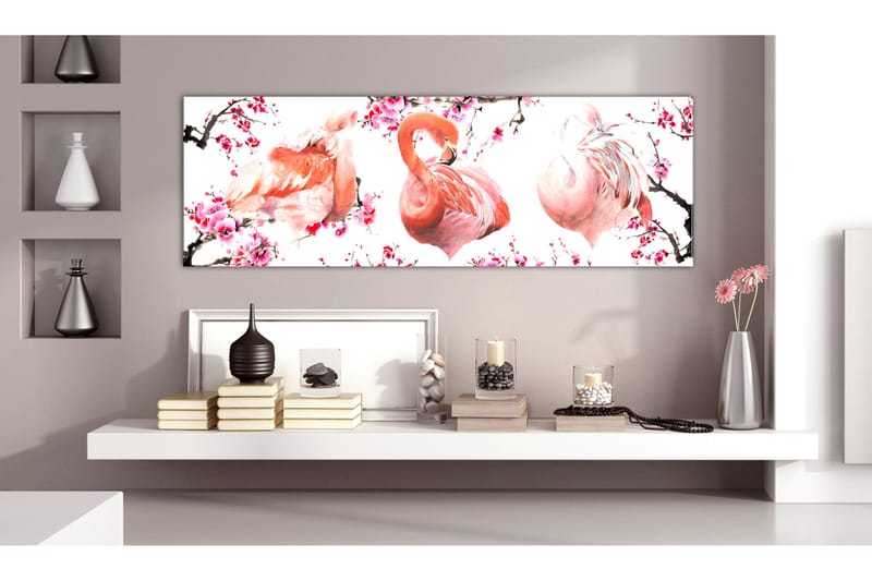 Billede Beauty Of Birds 135x45 - Artgeist sp. z o. o. - Boligtilbehør - Billeder & kunst - Billeder på lærred