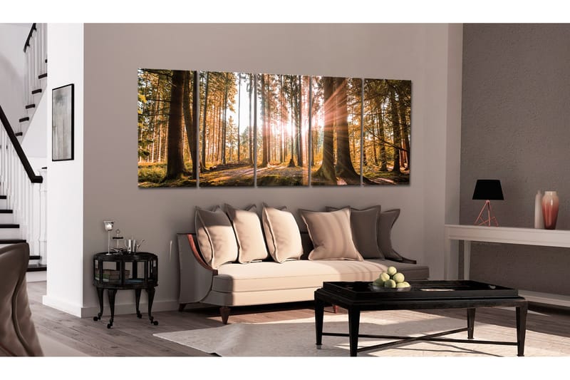 Billede Beauty Of Nature 225x90 - Artgeist sp. z o. o. - Boligtilbehør - Billeder & kunst - Billeder på lærred