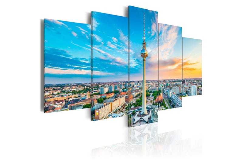 Billede Berlin Tv Tower Germany 100x50, Artgeist sp. z o. o.