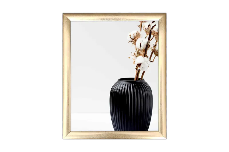 Billede Blomster med ramme flerfarvet, 22,3x52,8 cm