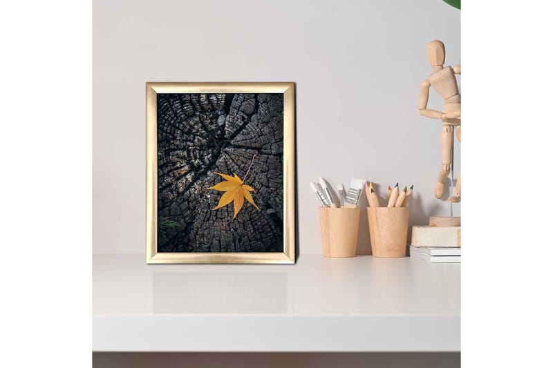 Billede Blomster med ramme flerfarvet - 22,3x52,8 cm - Boligtilbehør - Billeder & kunst