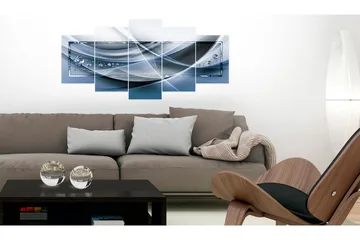 Billede Blue Rays 100x50 - Artgeist sp. z o. o. - Boligtilbehør - Billeder & kunst - Billeder på lærred