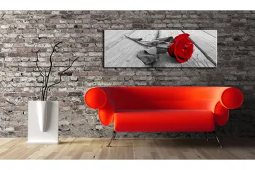 Billede Carmine Rose 135x45 - Artgeist sp. z o. o. - Boligtilbehør - Billeder & kunst - Billeder på lærred