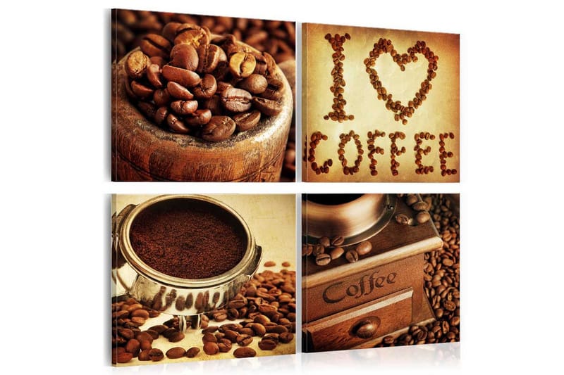 Billede Coffee Pleasant Moments 80x80, Artgeist sp. z o. o.