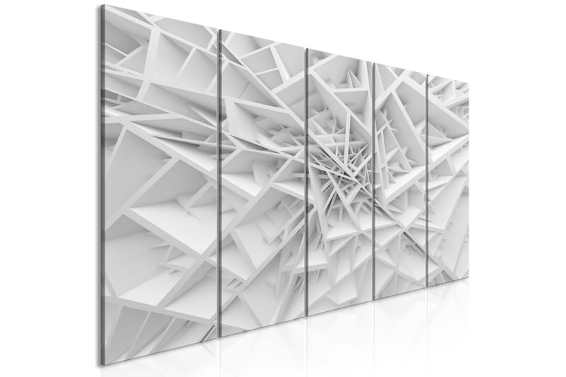 Billede Complicated Geometry 5 Parts Narrow 225x90, Artgeist sp. z o. o.