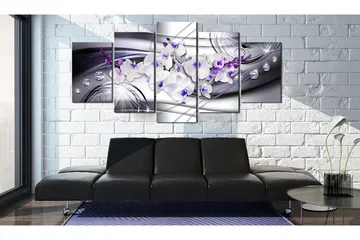 Billede Coolness Of Orchid 200x100 - Artgeist sp. z o. o. - Boligtilbehør - Billeder & kunst - Billeder på lærred