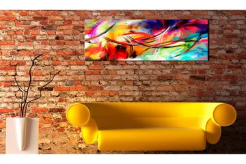 Billede Dance Of The Rainbow 120x40 - Artgeist sp. z o. o. - Boligtilbehør - Billeder & kunst - Billeder på lærred