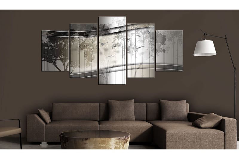 Billede Dark Backwods 100x50 - Artgeist sp. z o. o. - Boligtilbehør - Billeder & kunst - Billeder på lærred