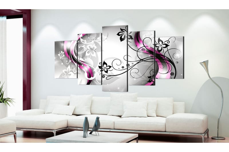 Billede Delicate Elegance 200x100 - Artgeist sp. z o. o. - Boligtilbehør - Billeder & kunst - Billeder på lærred