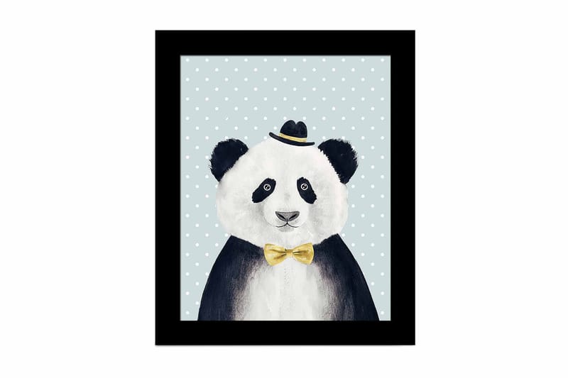 Billede Dyr med ramme flerfarvet, 22,3x52,8 cm